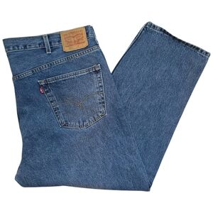 Men's 44x28 Levi's 550 Relaxed Fit Jeans | Dark Wash Big & Tall Streetwear